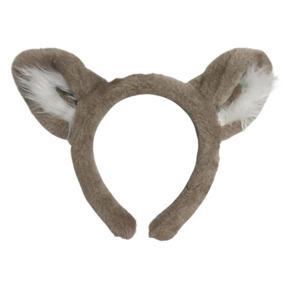 Wolf Ears Headband Plush Brown Faux Fur Headband Costume OS by Great Wolf Lodge - Picture 1 of 6